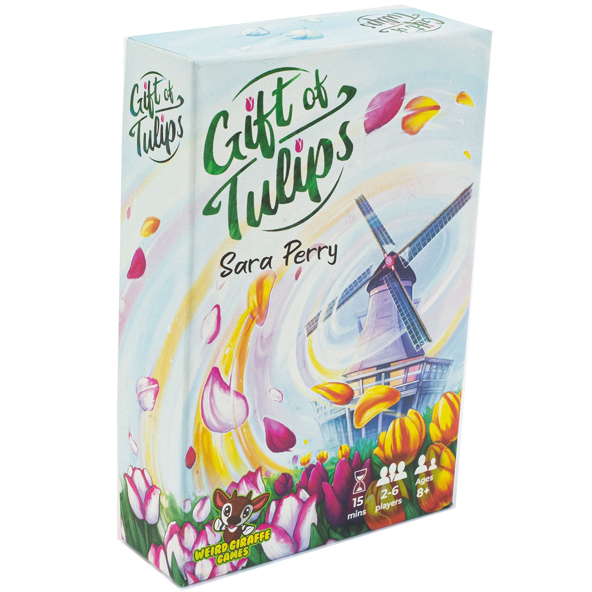 Gift of Tulips - Bouquets Building Card Game, Ages 8+, 2-6 Players, 15 Min