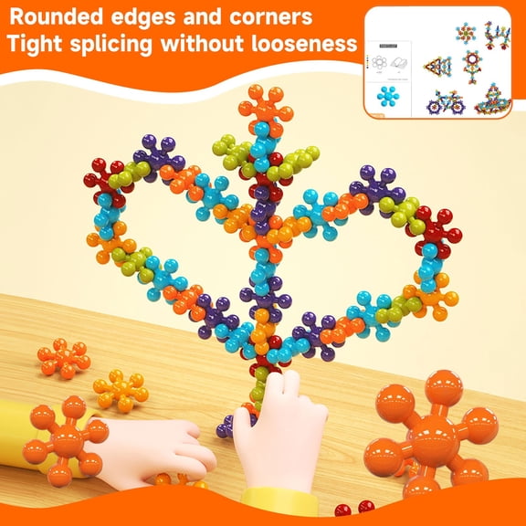 Gift toys 3 Year Old And Up Creative Building Block Set For Boys And Girls, Educational Toys To Train Hand-Eye Coordination Spatial Thinking, Safe Eco-Friendly With Portable Storage