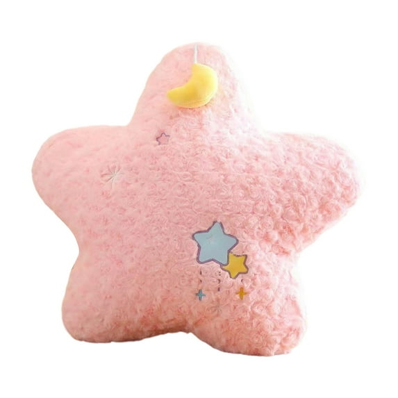 Gift toys Christmas Plush Star Doll, Plush Fabric With Eco-Friendly Pp Cotton Filling, Cute Cartoon Design With Moon And Star Patterns, Perfect Gift For Kids Friends Family