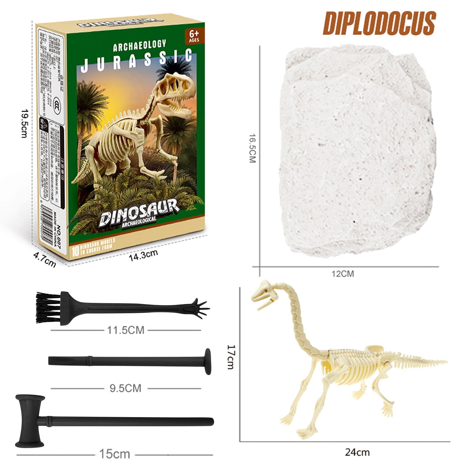 Dig up dinosaur bones toy on sale