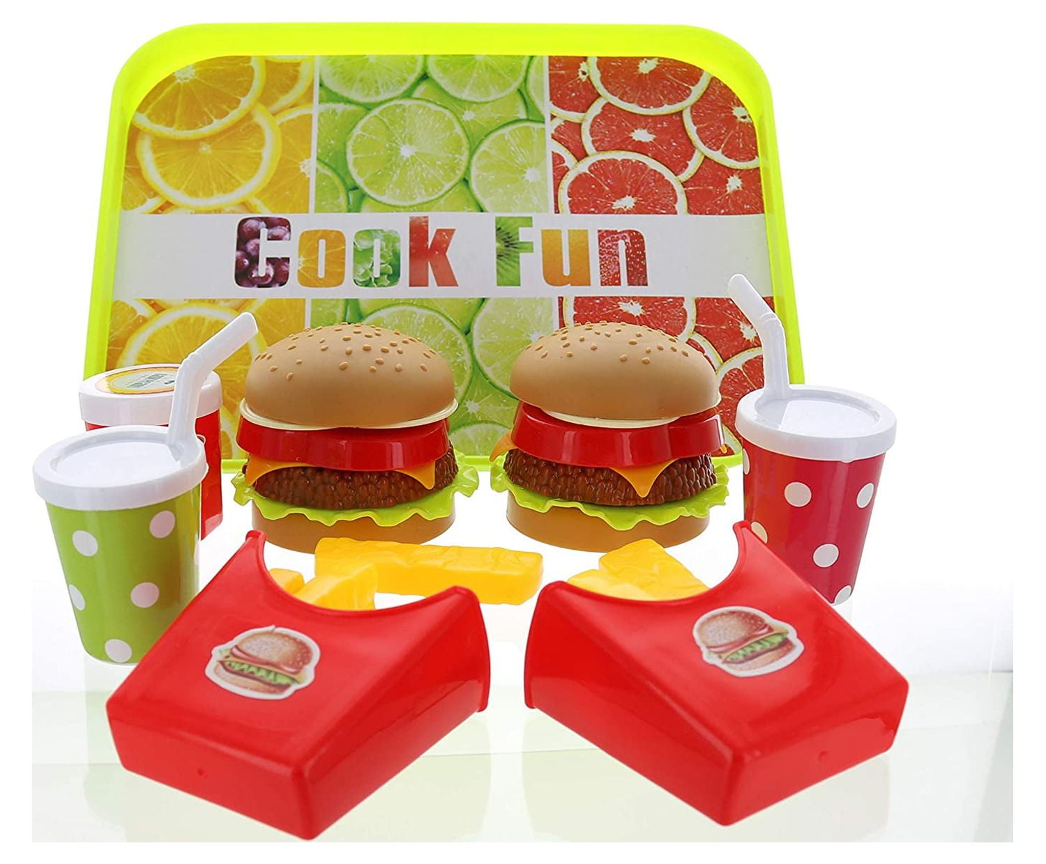 Fast Food Dog Toys - Hot Dog, Fries, Burger, Milkshake