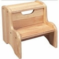 thumbnail image 1 of GiftMark Childrens two step stool Natural finish, 1 of 2