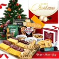 GiftWorld Christmas Meat and Cheese Gift Basket Gourmet Cheese Gift