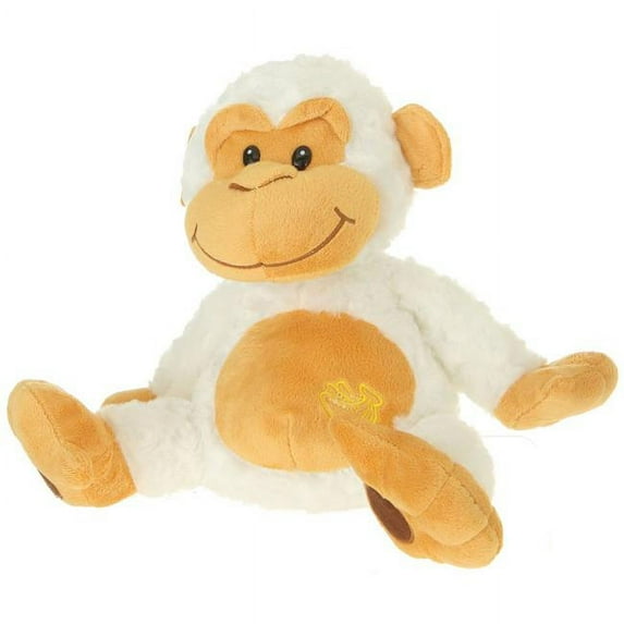 Giftable World A08065 10 in. Plush Chunky Monkey - White