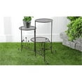 thumbnail image 1 of Giftcraft 706663 25 x 20 inch Iron 3 Tier Plant Stand, Black, 1 of 1