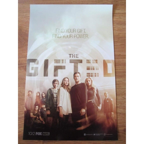 Gifted 2017 SDCC Fox 11x17 poster Stephen Moyer Amy Acker