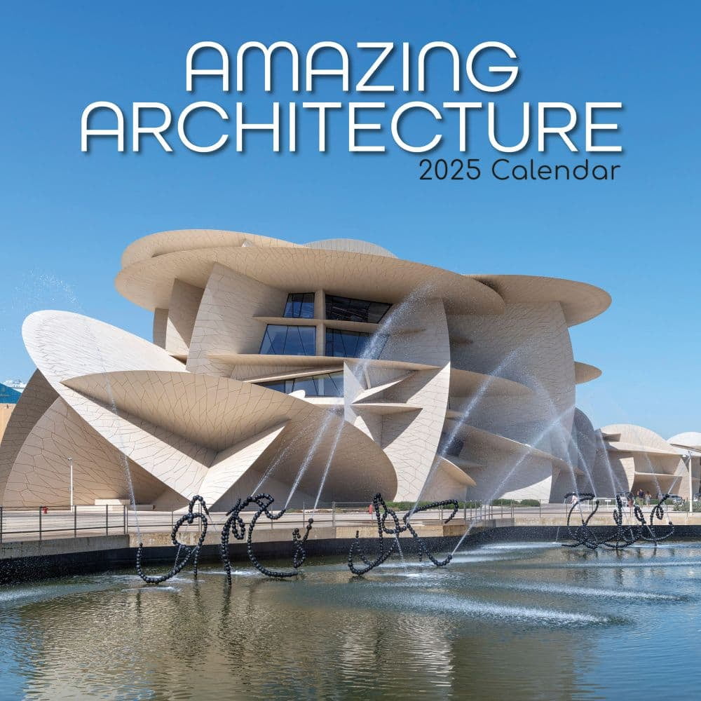 Gifted Stationery Co, Amazing Architecture 2025 Wall Calendar