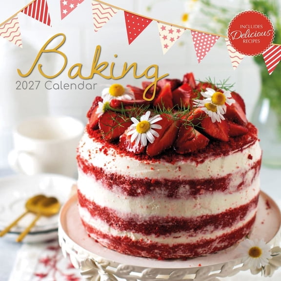 Gifted Stationery Co, Baking 2027 Wall Calendar