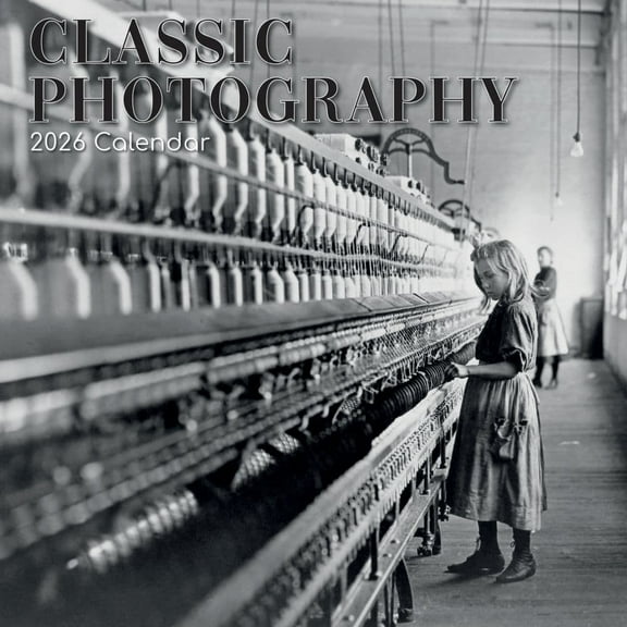 Gifted Stationery Co, Classic Photography 2026 Wall Calendar, 12'' X 12'', 16-Month Calendar with Stapled Binding