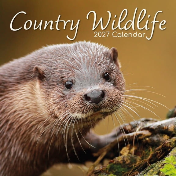 Gifted Stationery Co, Country Wildlife 2027 Wall Calendar