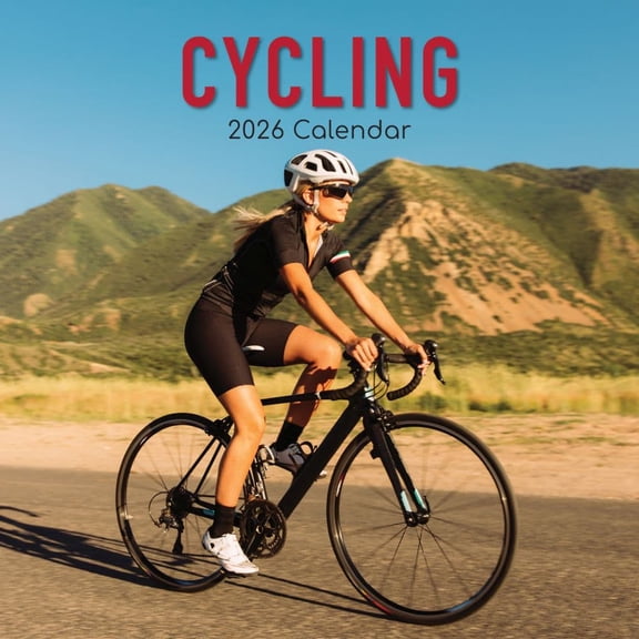Gifted Stationery Co, Cycling 2026 Wall Calendar