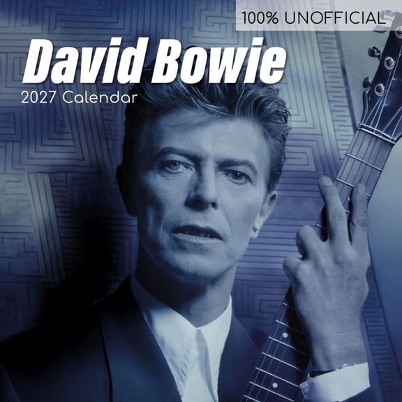 Gifted Stationery Co, David Bowie 2027 Wall Calendar