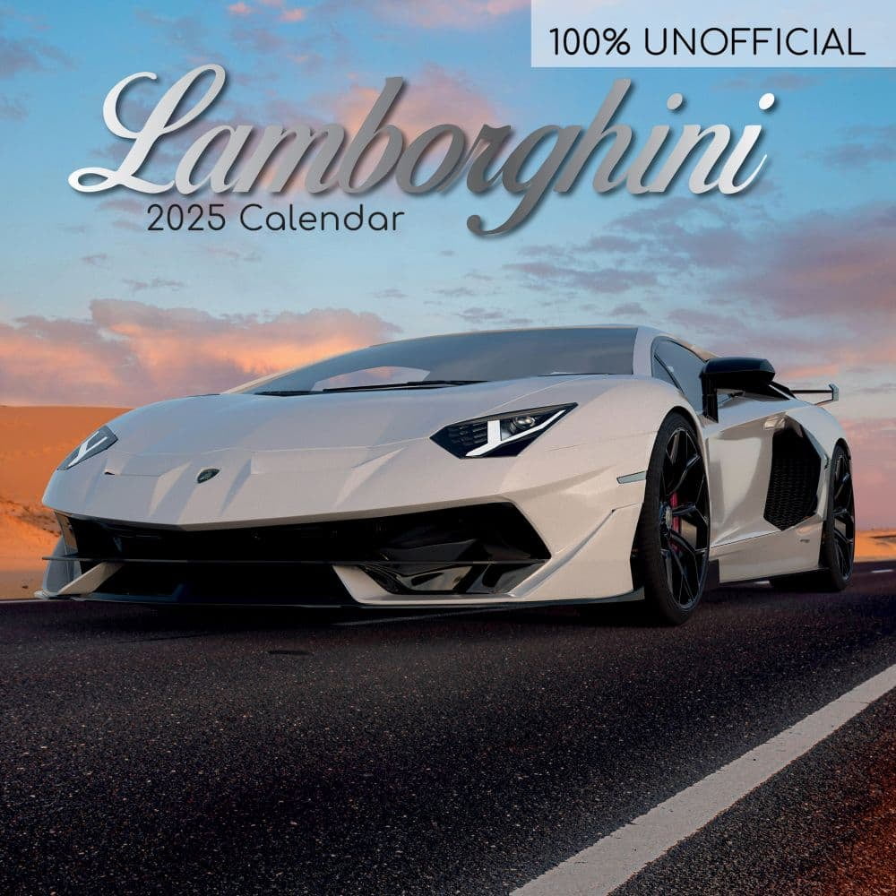 0 Lamborghini Calendar | - Trofeo Wall Super ランボルギーニ Gifted