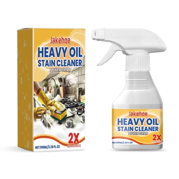 Giftesty 100ml Kitchen Appliance Cleaner Spray Heavy Grease Oil Stain Remover for Range Hood Cooktop Deep Cleaning
