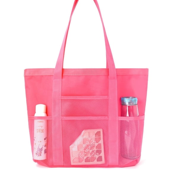 Giftesty 12.99x18.1" Large Capacity Women Beach Tote Bag, Portable Summer Handbag for Travel, Pool, Picnic, Shopping