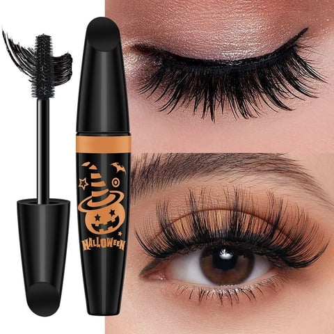 Giftesty 1Pcs/10ml Black Border Waterproof Mascara, Thick Elongated Non-Smudgy, Easy-Remove Eye Makeup for Women