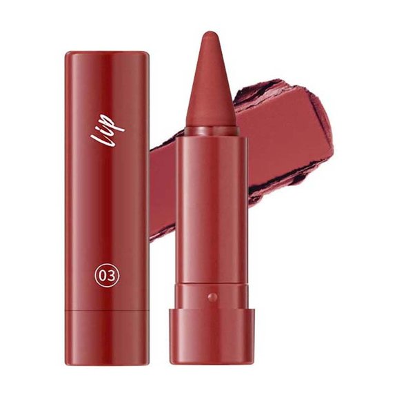 Giftesty 2-in-1 Matte Lip Makeup, Waterproof Long Lasting for Precise Lip Outlining & Daily Use