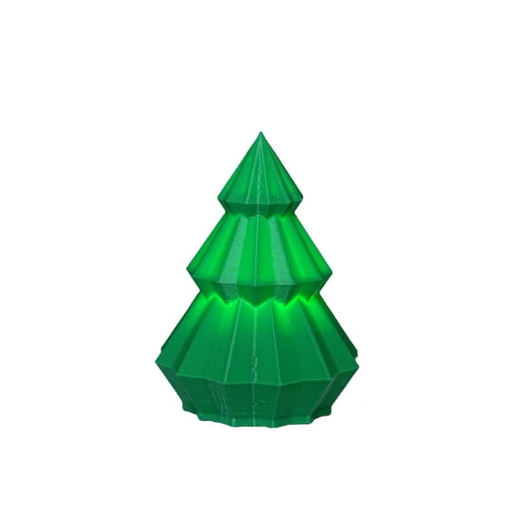 Giftesty 3.15x2.36" 3-Dimensional Luminous Christmas Tree Night Light Ornament for Home Decor & Desktop Tabletop Decoration