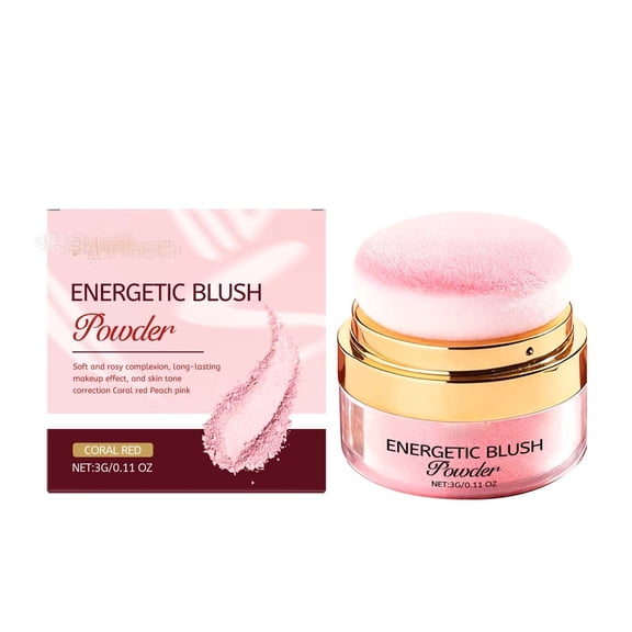 Giftesty 3g Peach Apricot Matte Silk Blush, Multi-Purpose for Contour & Highlight, Smooth Blend Long Lasting Makeup