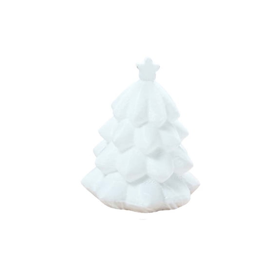 Giftesty 3x2.36" 3-Dimensional Luminous Christmas Tree Night Light Ornament for Home Decor & Desktop Tabletop Decoration