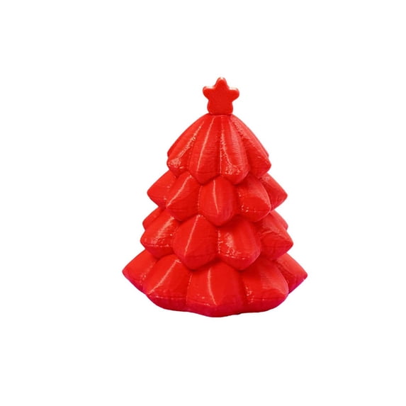 Giftesty 3x2.36" 3-Dimensional Luminous Christmas Tree Night Light Ornament for Home Decor & Desktop Tabletop Decoration