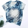 thumbnail image 1 of Giftesty Blouses for Women Dressy Casual Women's Casual Retro Style Casual Printed Short Sleeve Blouse V-Sleeve Blouse/Shirt, 1 of 4