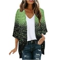 thumbnail image 1 of Inleife Cardigans for Women Women's Long Sleeve Printing Casual Tops Blouse With Pocket Cardigan, 1 of 5