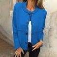 thumbnail image 1 of Giftesty Knit Sweater Coat for Women with Button Front, Long Sleeve Cardigan for Fall, 1 of 5