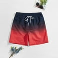 thumbnail image 1 of Giftesty Men Swimwear ,Gradient Swimming Trunks Men's Adult Boxer Shorts Swimming Casual Beach Pants, 1 of 3