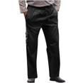 thumbnail image 1 of Giftesty Mens Cargo Pants Clearance Casual Men's Wide Leg Pants Cargo Pocket Lace-up Casual Cotton Hemp Sweatpants Full Length Pants, 1 of 7