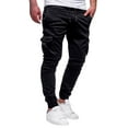 thumbnail image 1 of Giftesty Mens Cargo Pants Clearance Fashion Men's Sport Pure Color Bandage Casual Loose Sweatpants Drawstring Pant, 1 of 5