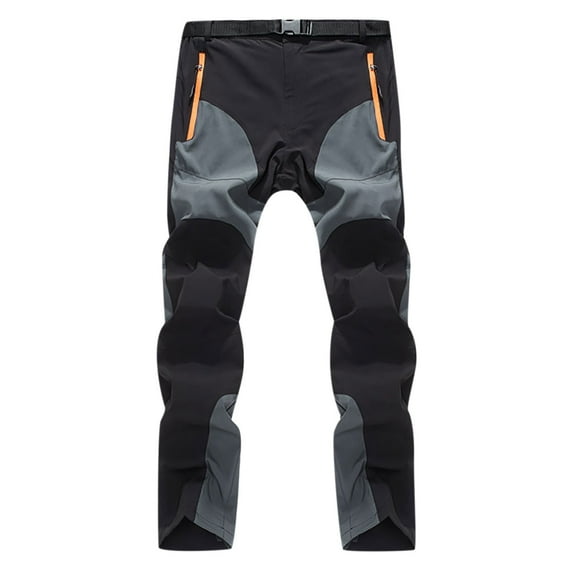 Giftesty Mens Cargo Pants Clearance Men Casual Outdoor Sports Patchwork Moisture Wicking Quick Drying Trousers Pants