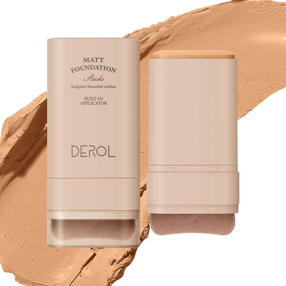 Giftesty Reusable Concealer Stick with Brush, Lightweight Natural Coverage for Daily Skin Defect Concealing 20g