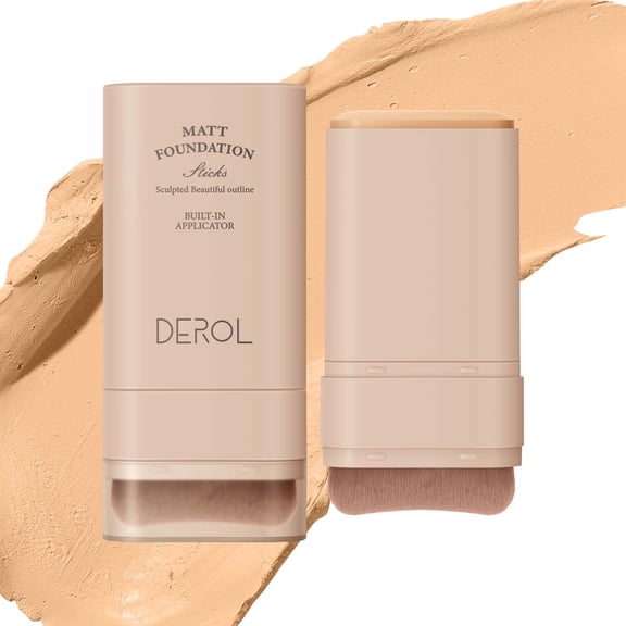 Giftesty Reusable Concealer Stick with Brush, Lightweight Natural Coverage for Daily Skin Defect Concealing 20g