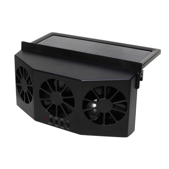 Giftesty Solar Car Cooling Exhaust Fan, Energy-Saving Vehicle Air Circulation Fan, Heat Dissipation Cooling Fan for Automobile Interior