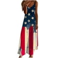thumbnail image 1 of Giftesty Summer Dresses for Women Summer Dresses for Women Print Sleeveless Round Neck Dress Casual Dresses, 1 of 5