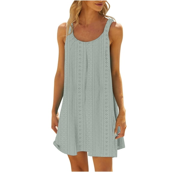 Giftesty Summer Dresses for Women Clearance Deals Women's Beach Dress Bikini Beachwear Coverups Casual Vacation Short Summer Dresses