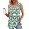 thumbnail image 1 of Giftesty Tank Tops for Women Fashion Women's Spring/Summer Solid Color Casual V-Neck Sleeveless Top Tank Top, 1 of 6