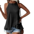 thumbnail image 1 of Giftesty Tank Tops for Women Clearance Summer Women Solid Color RoundNeck Pocket Sleeveless Casual Tee Tops Tank, 1 of 9