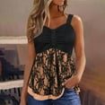 thumbnail image 1 of Giftesty Tank Tops for Women Women's Casual Summer Sleeveless V-Neck Lace Camisoles Fashion Blouse Tank Tops Cami, 1 of 6
