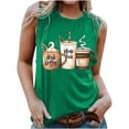 thumbnail image 1 of Giftesty Tank Tops for Women Fashion Casual Printed Sleeveless Blouse Round Neck Sexy Slim Pullover Tops, 1 of 4