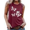 thumbnail image 1 of Giftesty Tank Tops for Women Fashion Casual Printed Sleeveless Blouse Round Neck Sexy Slim Pullover Tops, 1 of 4