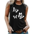 thumbnail image 1 of Giftesty Tank Tops for Women Fashion Casual Printed Sleeveless Blouse Round Neck Sexy Slim Pullover Tops, 1 of 4