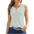 thumbnail image 1 of Giftesty Tank Tops for Women Summer Solid Color Sleeveless Casual Camisole T-Shirt Women's Top Round Neck, 1 of 5