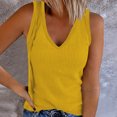 thumbnail image 1 of Giftesty Tank Tops for Women Womens Solid Tank Tops Sleeveless V-Neck Base Shirt Summer Casual Workout Tees, 1 of 7