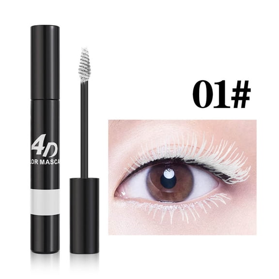 Giftesty Waterproof Voluminous Mascara Thick Curling Long-lasting Pearl Diamond Colored Eyelash Makeup,10g
