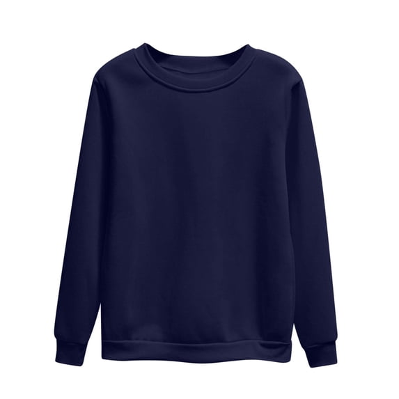 Giftesty Women's Oversized Tops Round Neck Sweatshirts Long Sleeve Turtleneck Velvet Sweatshirt
