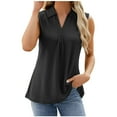 thumbnail image 1 of Giftesty Womens Fashion Print Tops Sleeveless Out Blouse Funny Round Neck T-Shirt Tops Tank Top Black L, 1 of 5