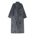 thumbnail image 1 of Giftesty Womens Homewear Nightgowns Men's Winter Warm Nightgown Couple Bathrobe Unisex, 1 of 4