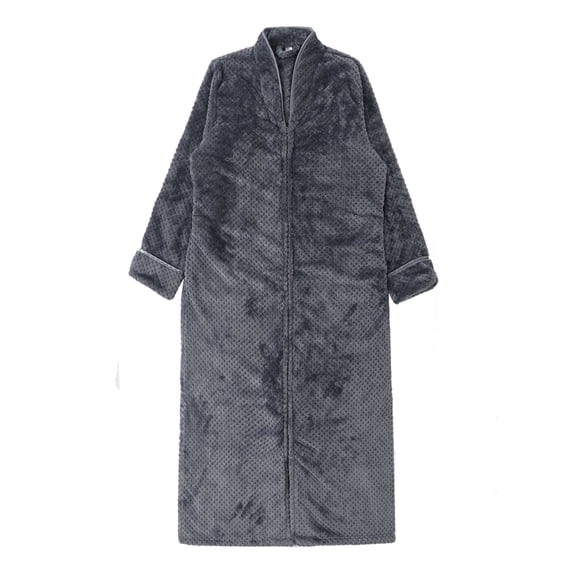 Giftesty Womens Homewear Nightgowns Men's Winter Warm Nightgown Couple Bathrobe Unisex